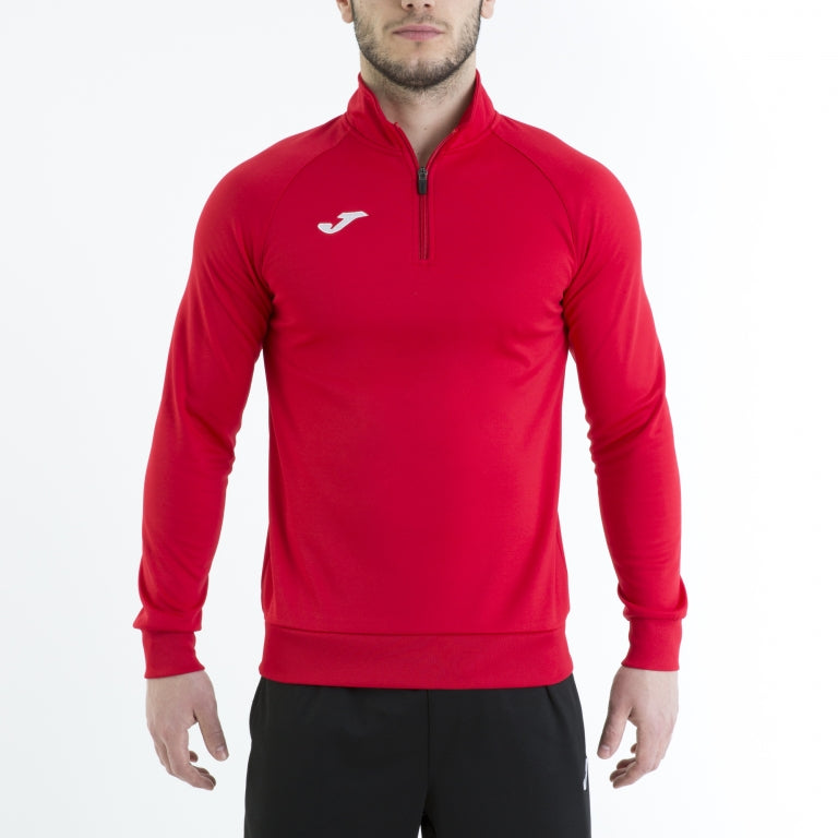 FELPA FARAON ROSSA MEZZA ZIP
