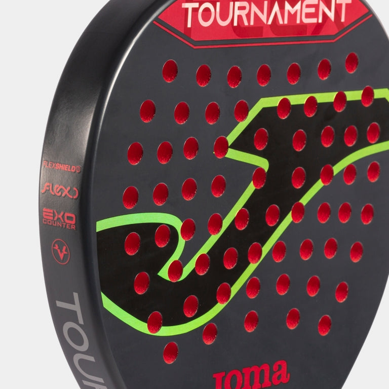 RACCHETTA PADEL TOURNAMENT FLEX NEGRO ROJO