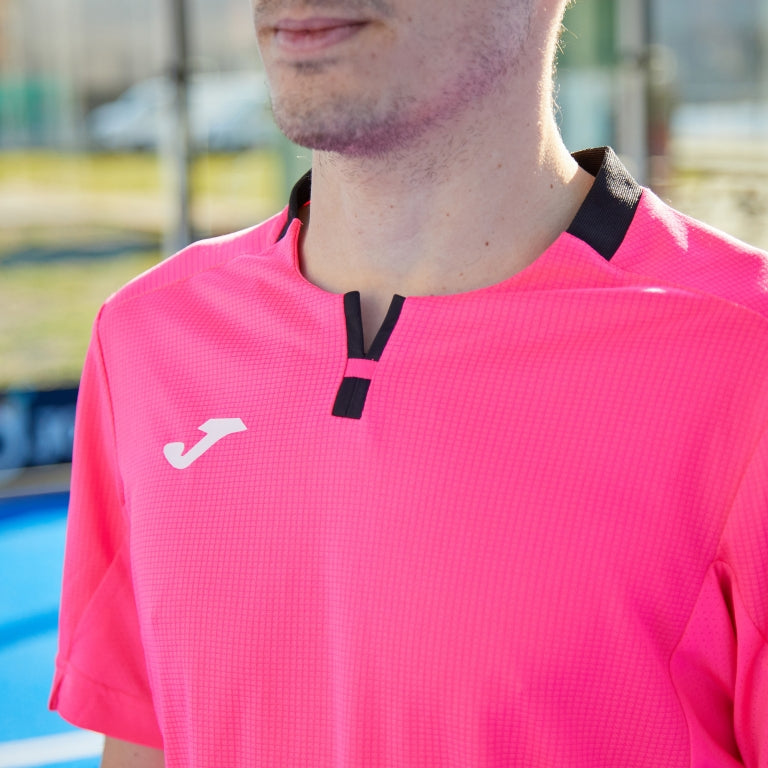 MAGLIA RANKING ROSA FLÚOR NEGRO