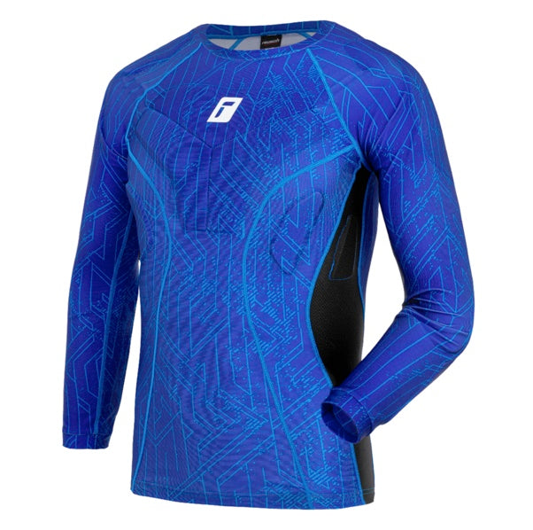 REUSCH COMPRESSION SHIRT PADDED BLU