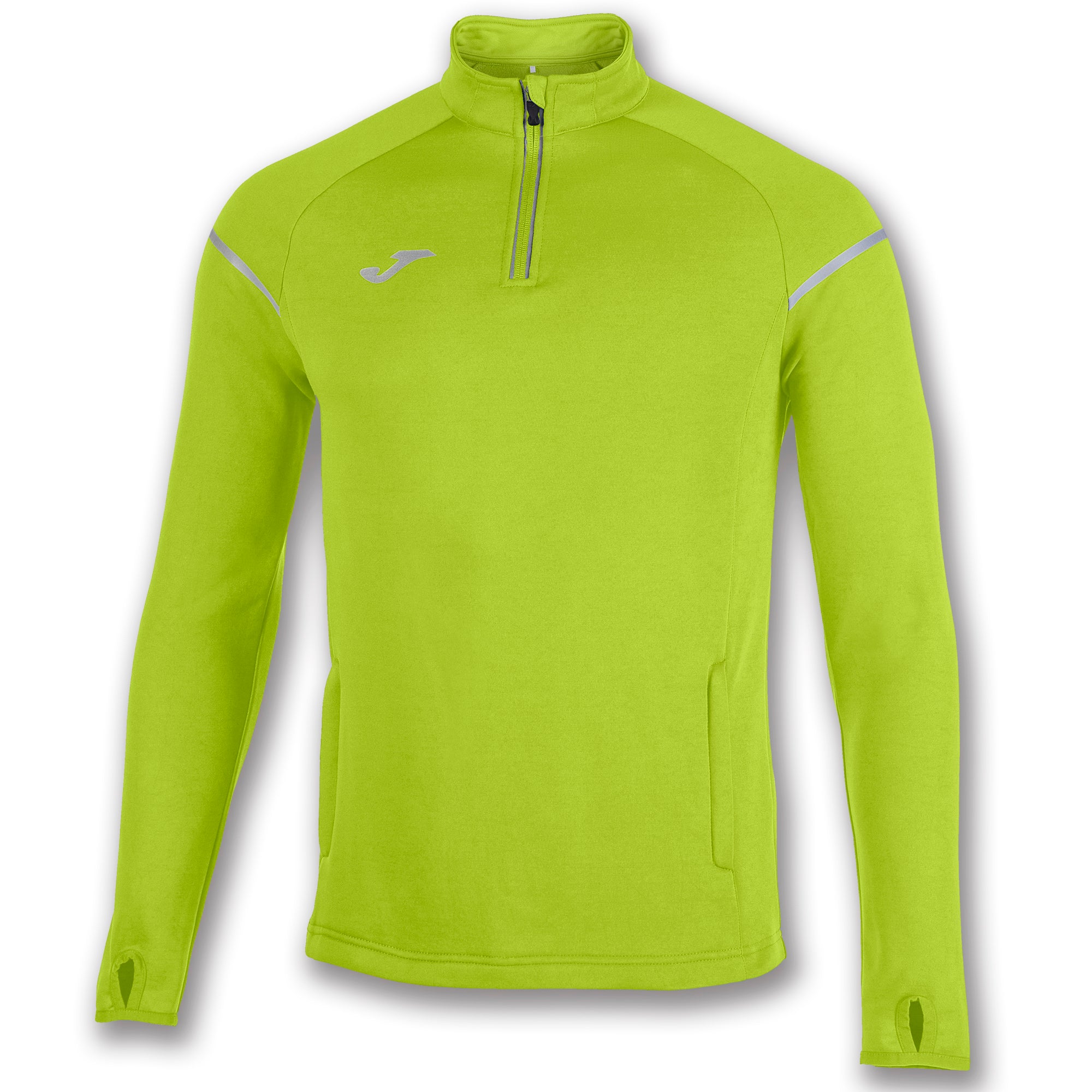 Felpa 1/2 cerniera Race lime