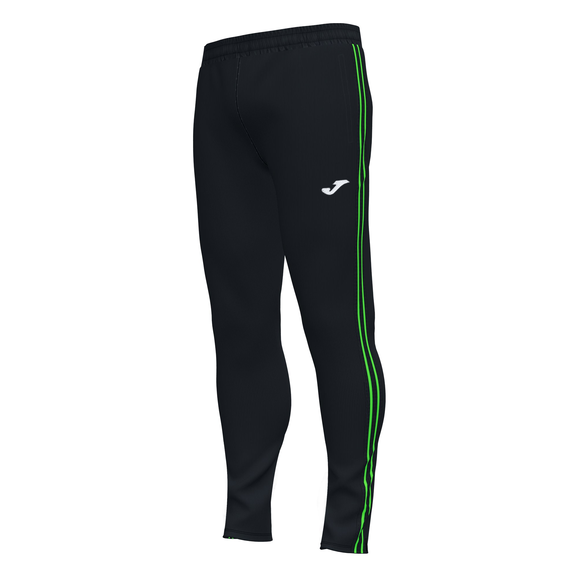 Pantalone Lungo Classic Black-Green Fluor