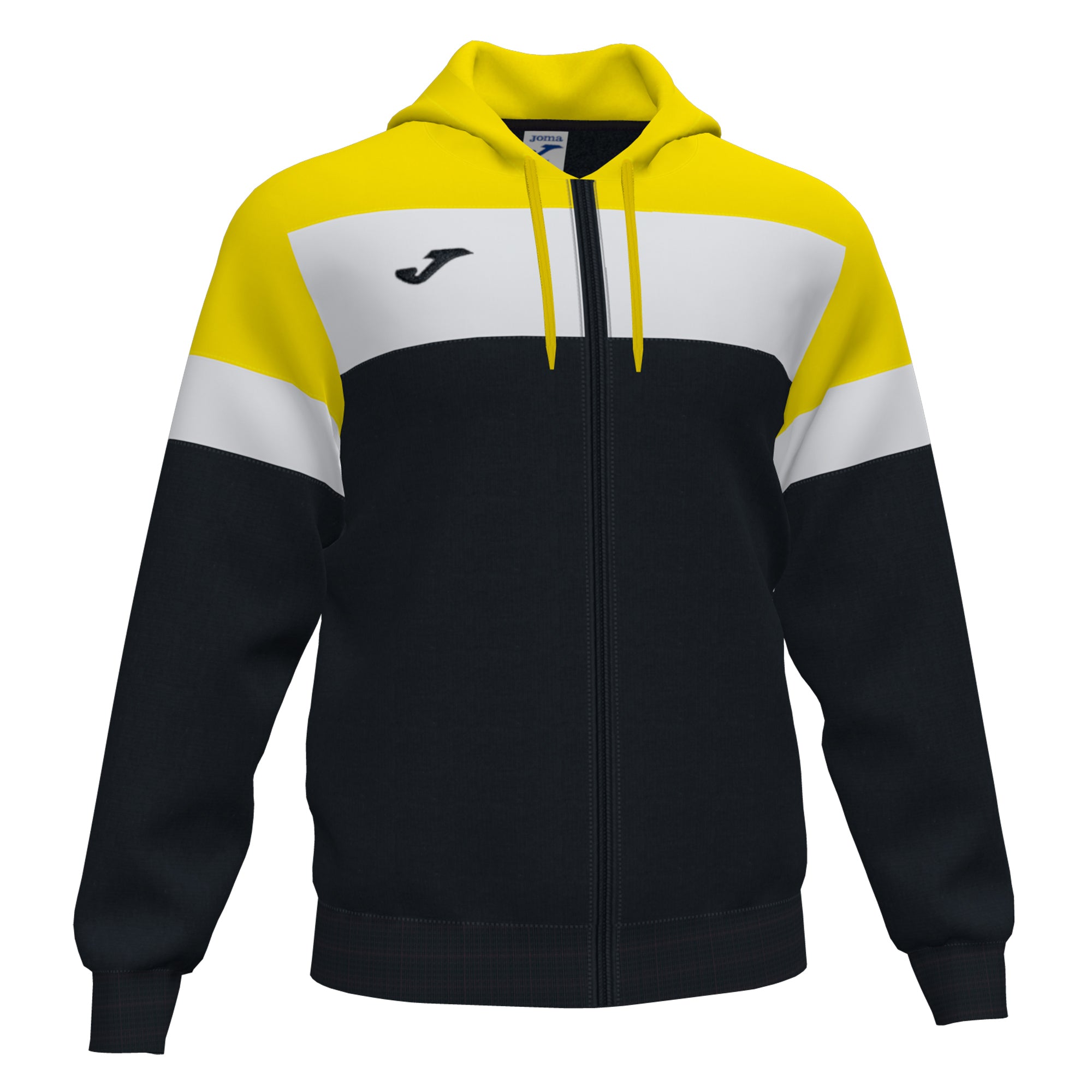 Felpa Crew IV nero-giallo