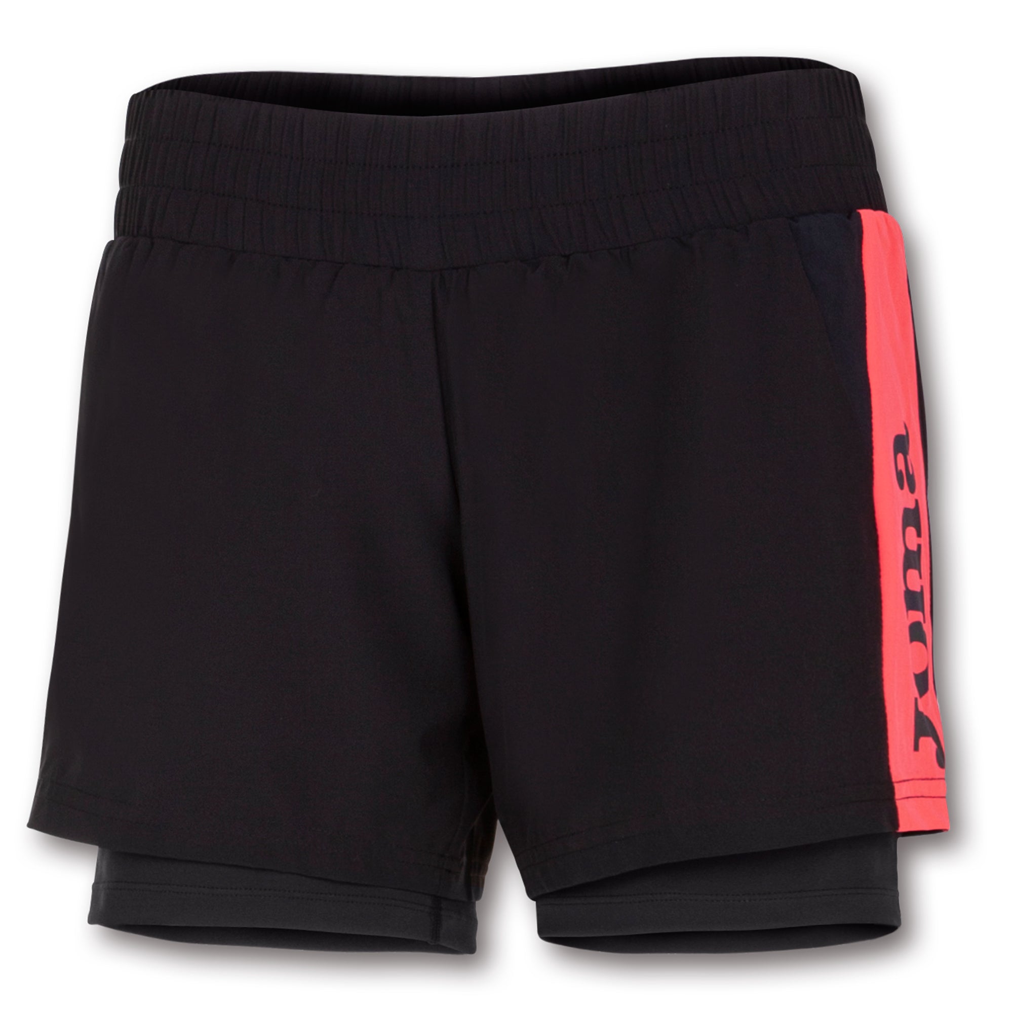 Pantaloncino + Collant Xago Nero-Fucsia