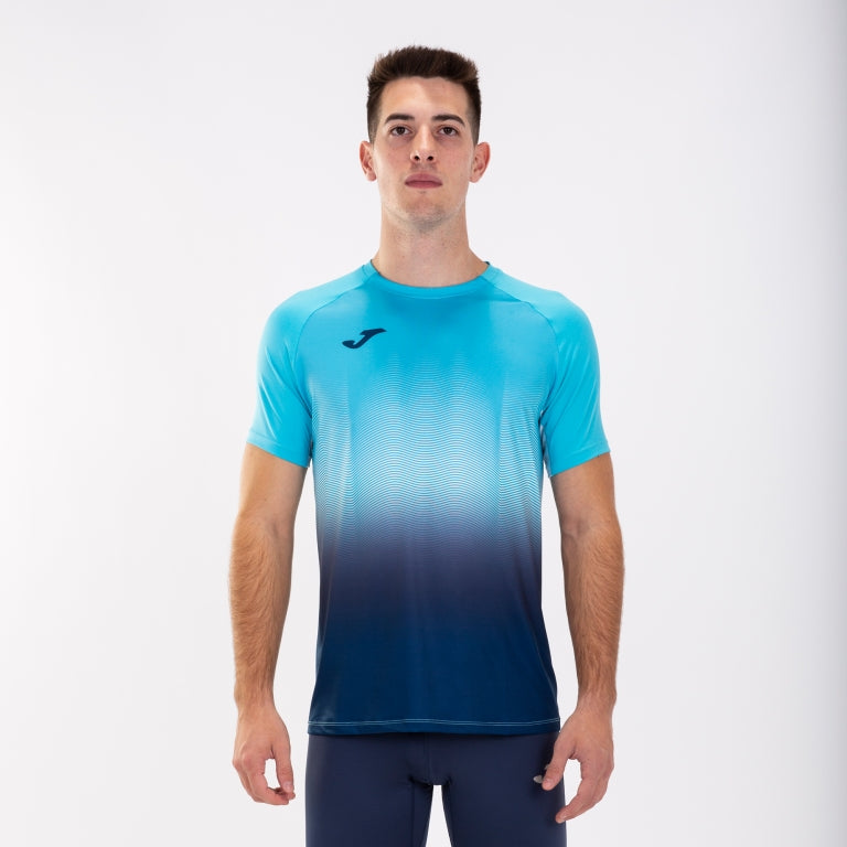 T-shirt Elite VII turchese-fluorescente-marino M/C