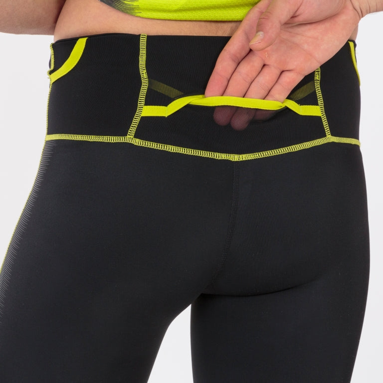 Pantalone Lungo Almanzor Black-Lime