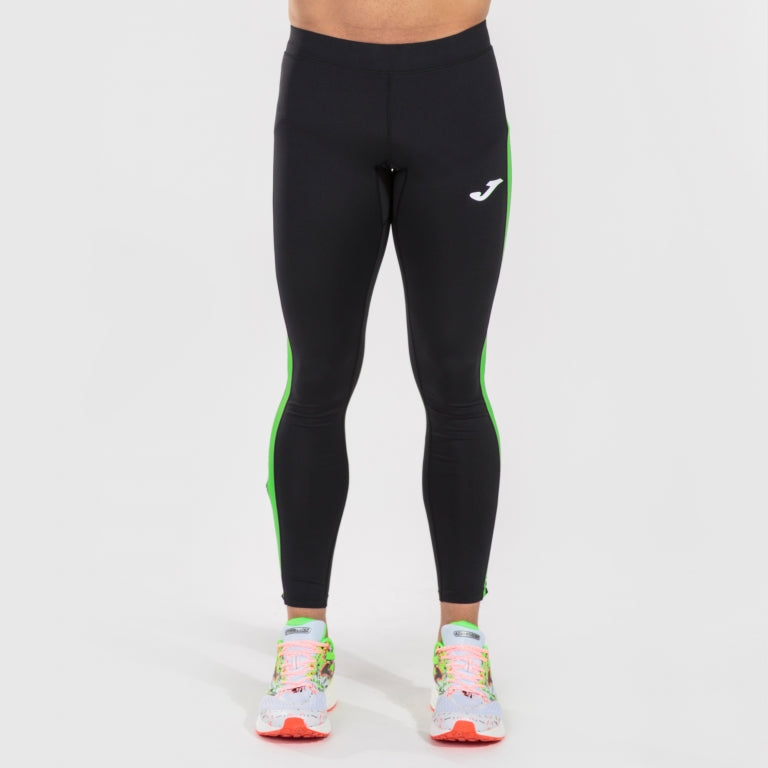 Collant lunghi Elite VII nero-verde-fluorescente (Uomo/Donna)