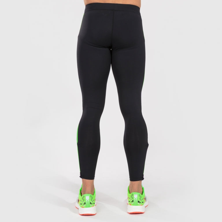 Collant lunghi Elite VII nero-verde-fluorescente (Uomo/Donna)