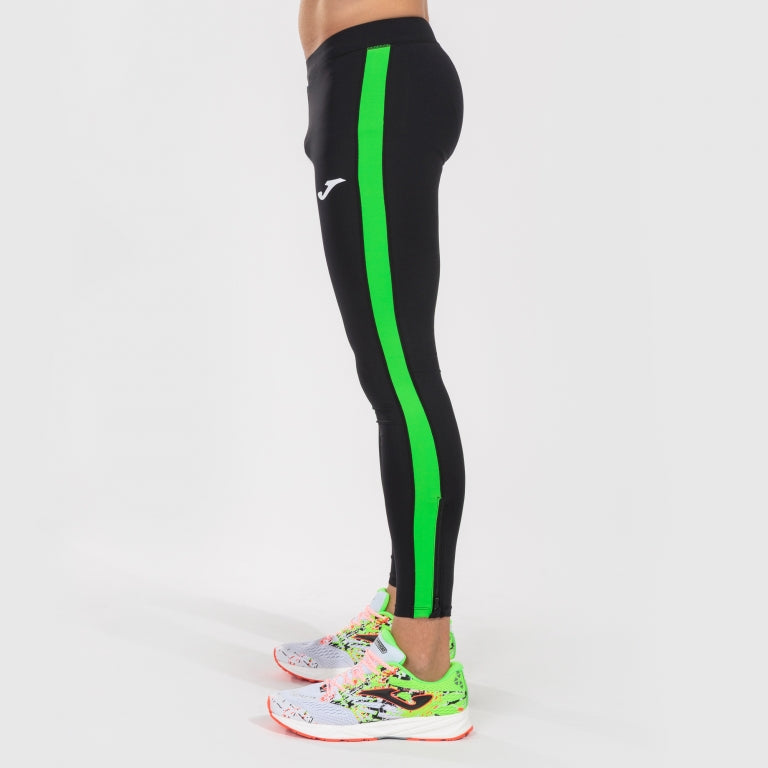 Collant lunghi Elite VII nero-verde-fluorescente (Uomo/Donna)