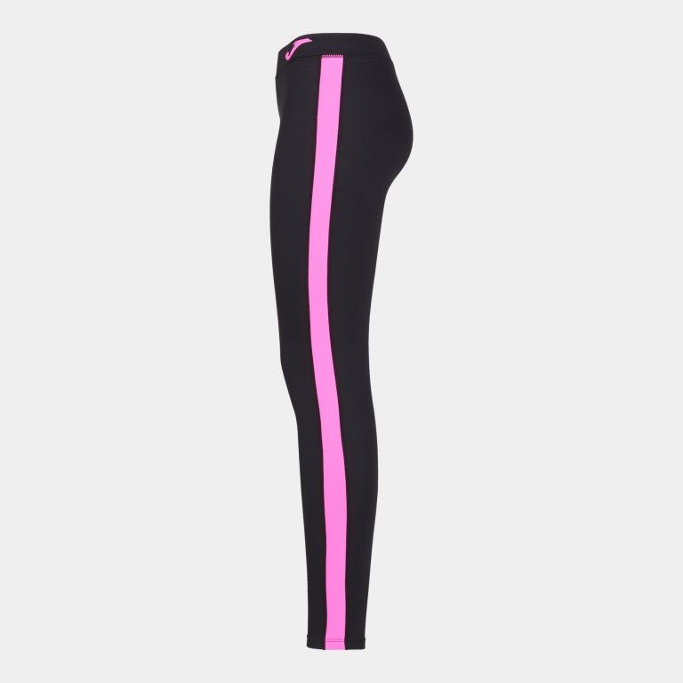 Collant lunghi Ascona Nero-Rosa Fluor