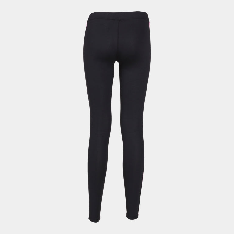 Collant lunghi Ascona Nero-Rosa Fluor