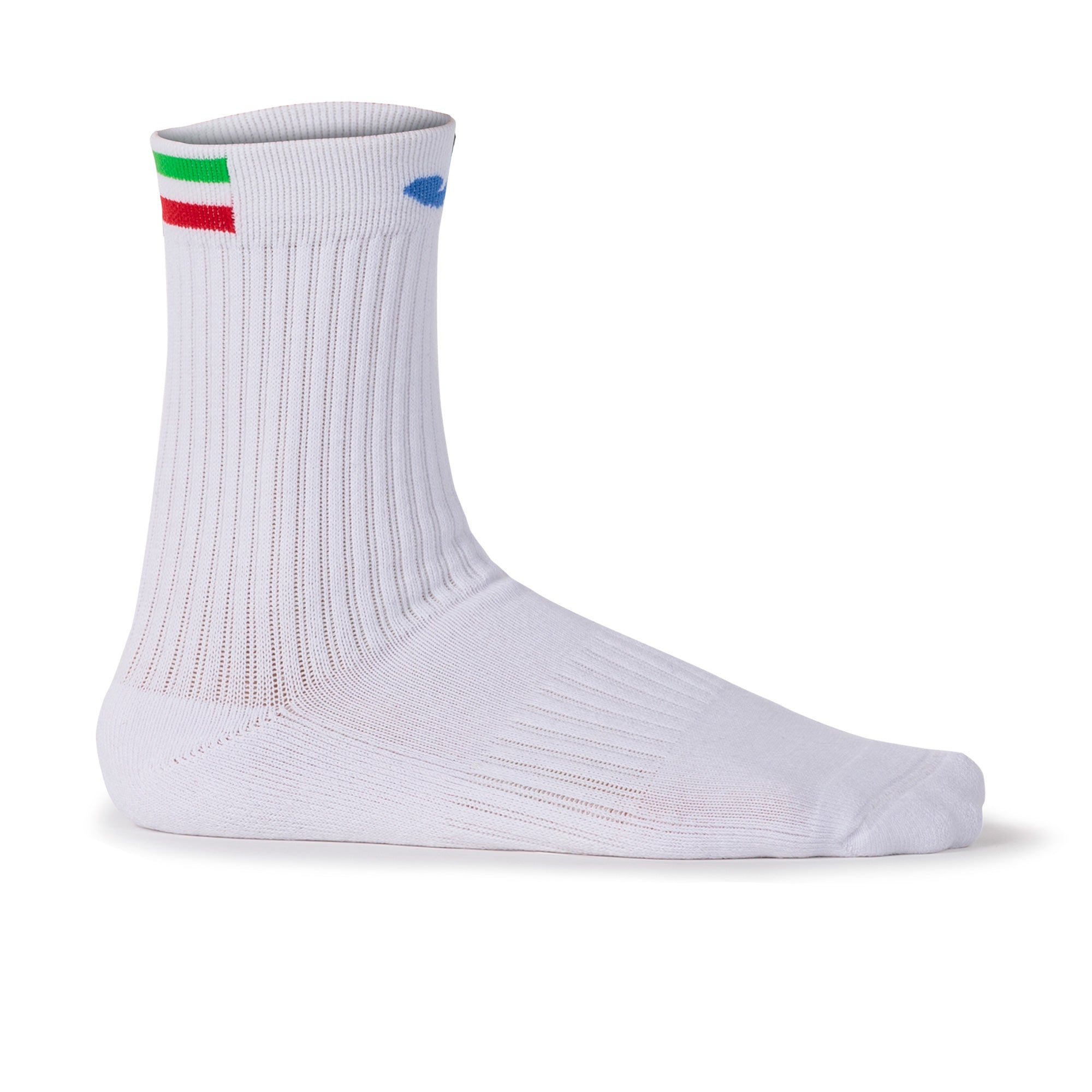Calza Alta Fed. Italiana Tennis Bianco