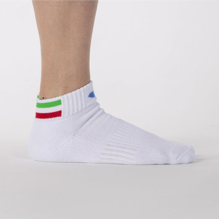 Calza Bassa Fed. Italiana Tennis Bianco