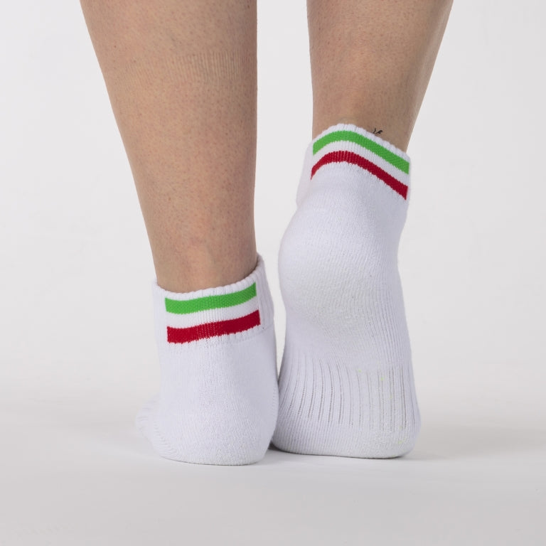 Calza Bassa Fed. Italiana Tennis Bianco