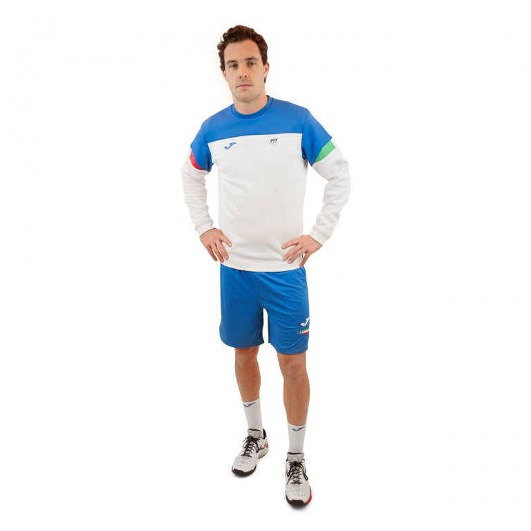 Felpa Fed. Italiana Tennis Bianca
