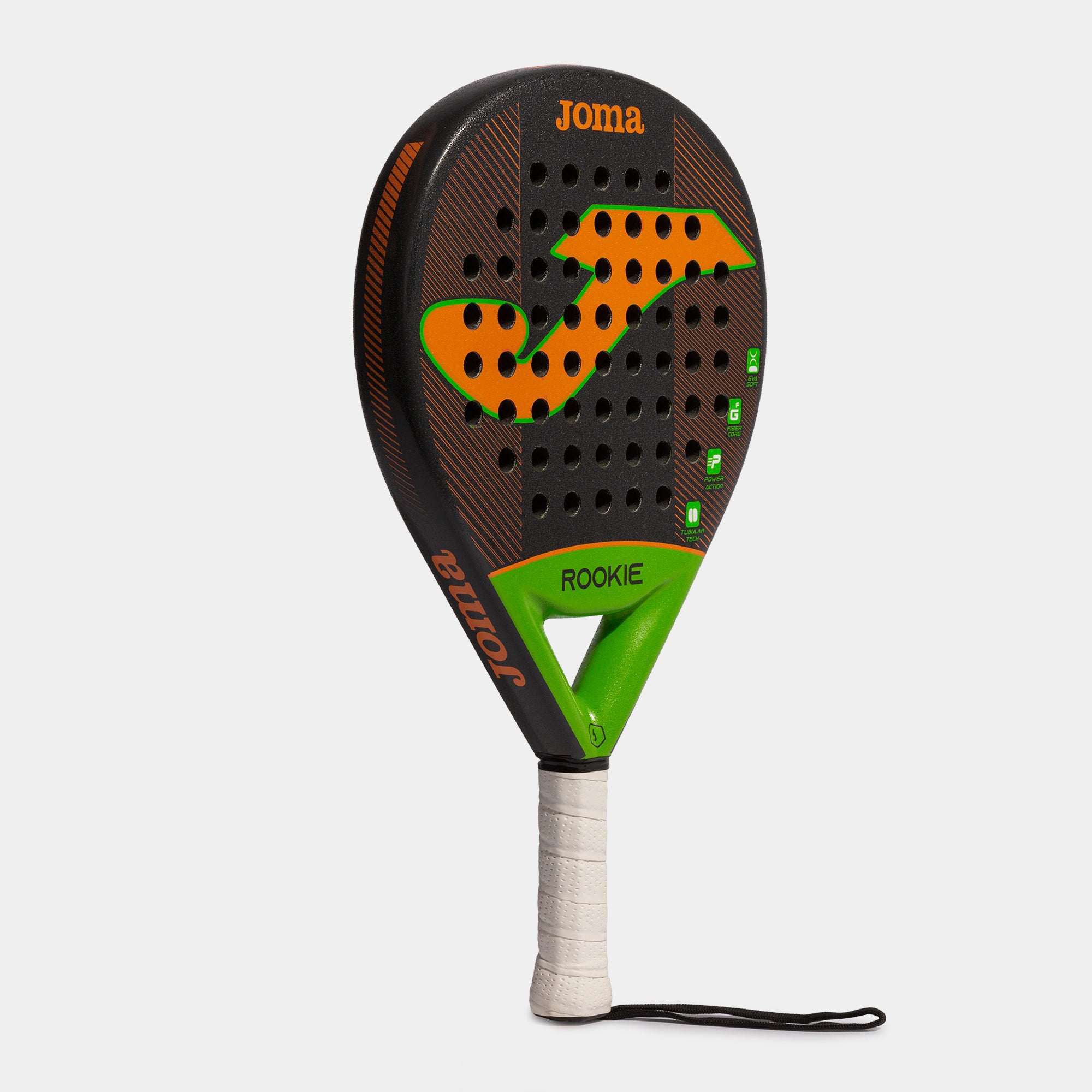 Racchetta Padel Rookie Nero - Arancione