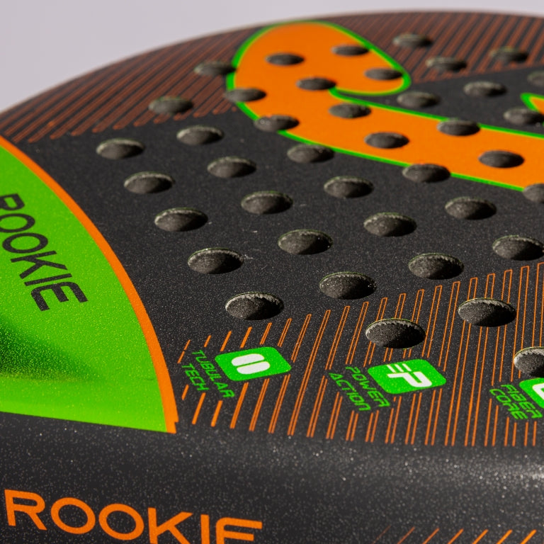 Racchetta Padel Rookie Nero - Arancione