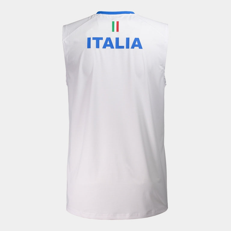 MAGLIA SMANICATA ITALIA TENIS BLANCO