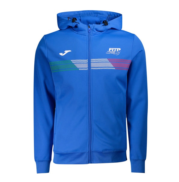 GIACCA CON CAPPUCCIO FED. ITALIA TENNIS ROYAL