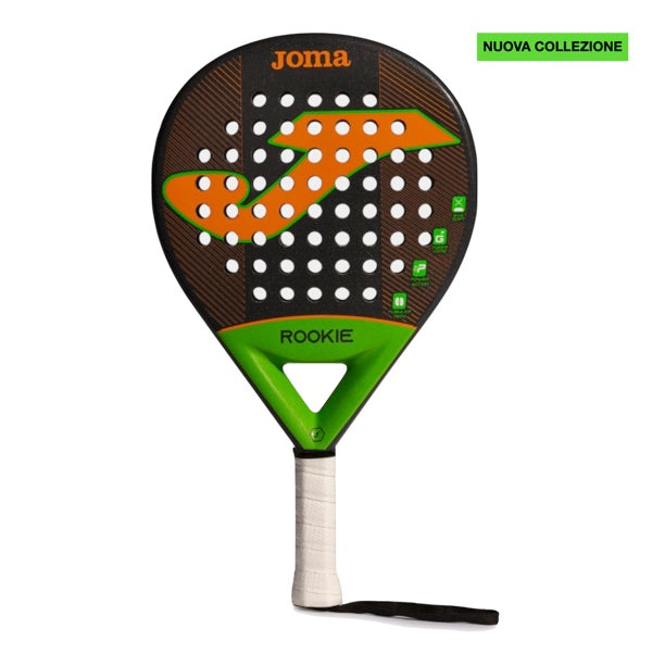 Racchetta Padel Rookie Nero - Arancione
