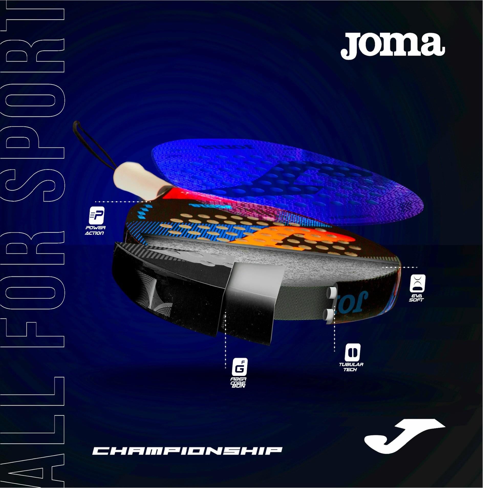 Racchetta Padel Championship Nero-Arancio Fluor