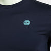 Maglia A Manica Corta Uomo Indoor Gym Blu Navy