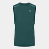 T-SHIRT SENZA MANICHE INDOOR GYM VERDE