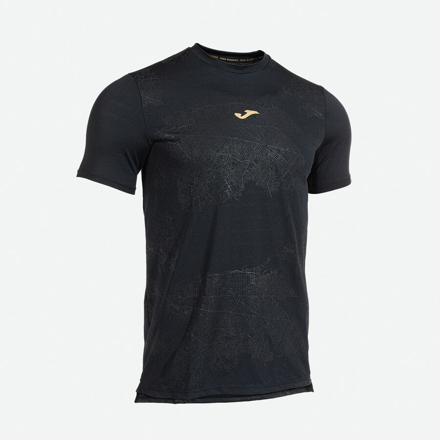 Maglia a manica corta uomo R-Night nero