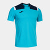 T-SHIRT UOMO TOLEDO TURCHESE FLUO BLU NAVY