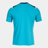 T-SHIRT UOMO TOLEDO TURCHESE FLUO BLU NAVY