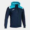 Giacca Con Cappuccio Uomo Toledo Blu Navy Turchese Fluorescente