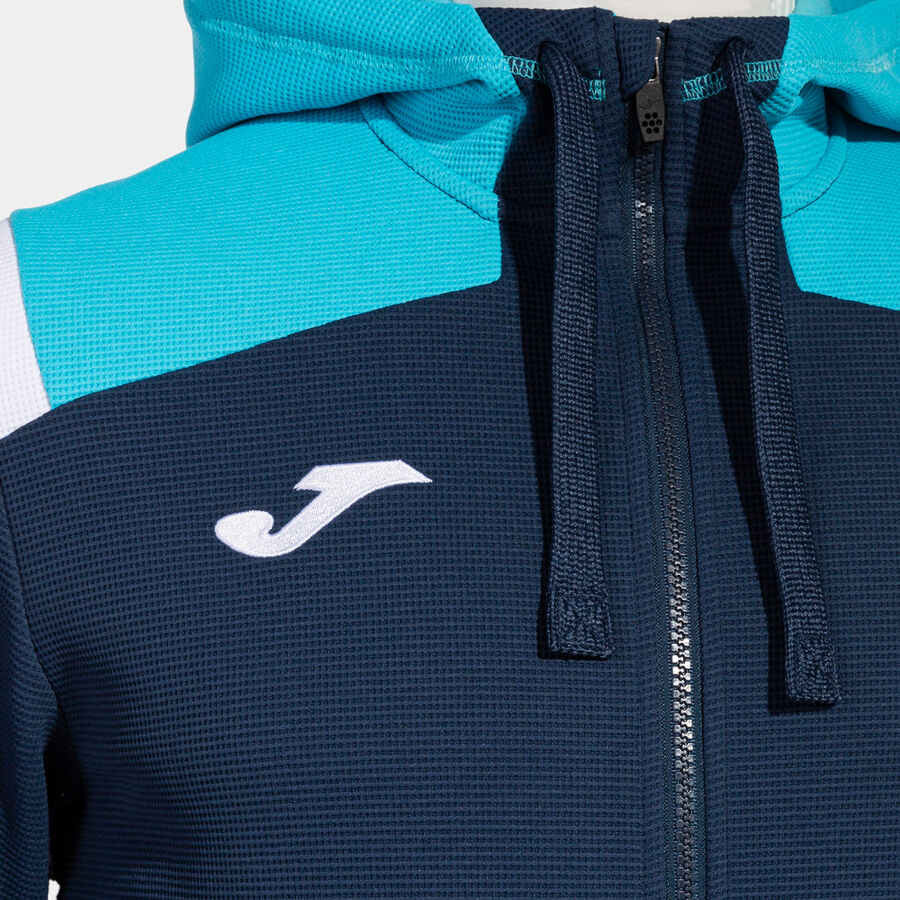 Giacca Con Cappuccio Uomo Toledo Blu Navy Turchese Fluorescente