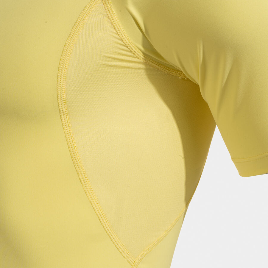 Maglia A Manica Corta Uomo Core Giallo