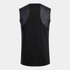 T-SHIRT SENZA MANICHE INDOOR GYM NERE