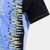 CAMISETA MANGA CORTA SMASH AZUL NEGRO