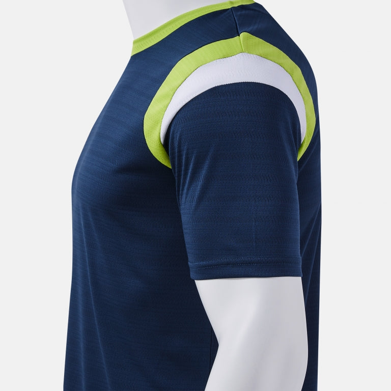 MAGLIA UOMO TERRA BLU SCURO LIME