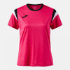 T-SHIRT DONNA TERRA FUCSIA NERA
