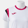 T-SHIRT DONNA TERRA BIANCO FUCSIA