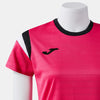 T-SHIRT DONNA TERRA FUCSIA NERA