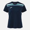 T-SHIRT DONNA TOLEDO II BLU SCURO VERDE