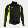FELPA CICLISMO UNISEX CRONO NERO GIALLO FLUO