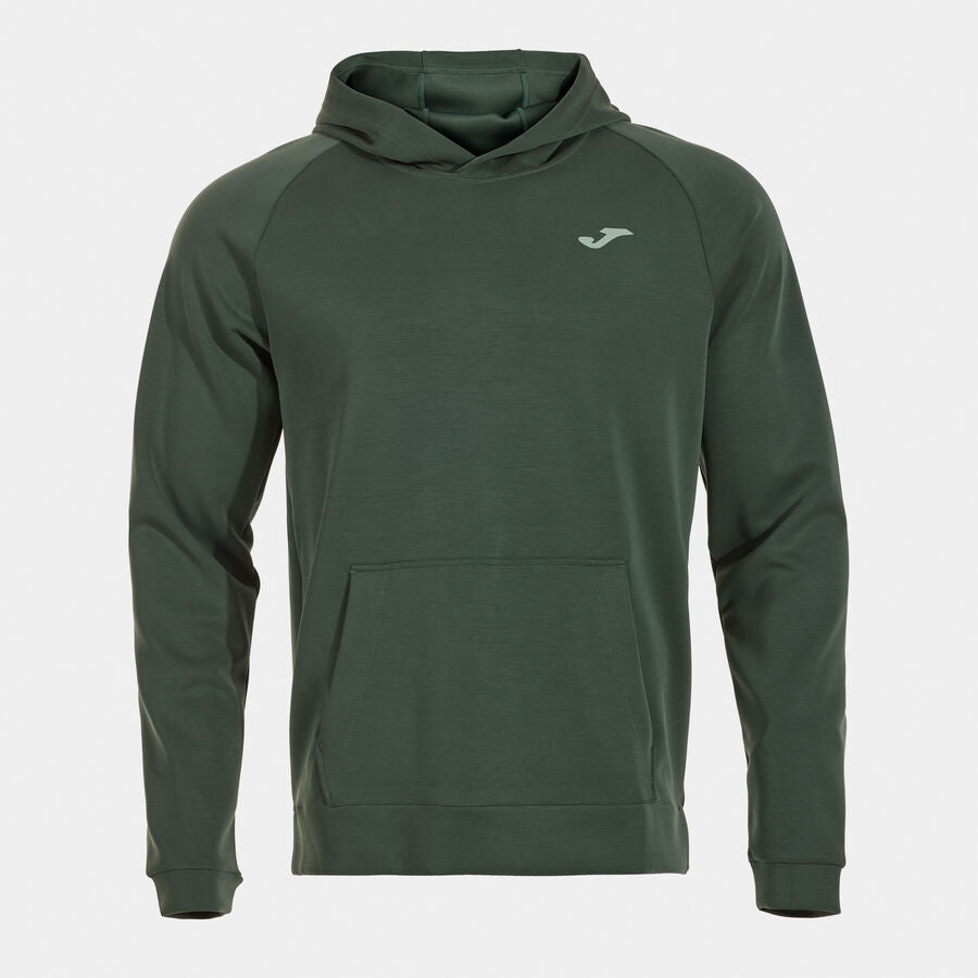 SUDADERA CON CAPUCHA SOFT VERDE