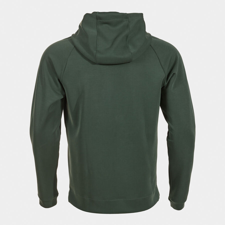 SUDADERA CON CAPUCHA SOFT VERDE