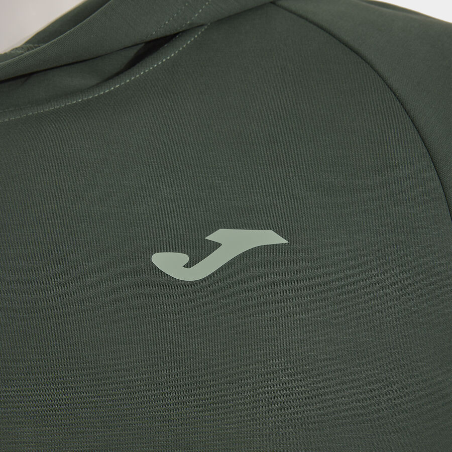 SUDADERA CON CAPUCHA SOFT VERDE