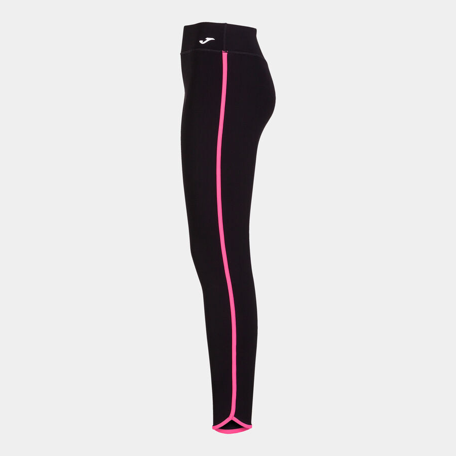 Leggings Donna Combi Torneo Nero Rosa Fluorescente