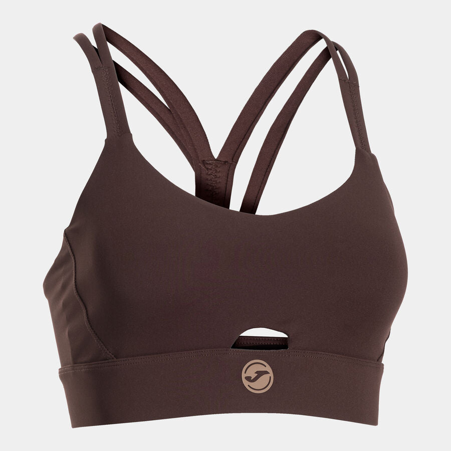 Reggiseno Sportivo Donna Core Marrone