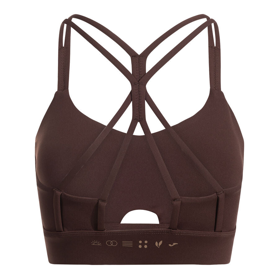 Reggiseno Sportivo Donna Core Marrone