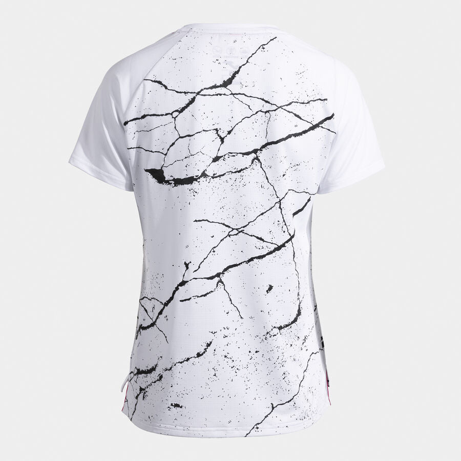 CAMISETA MANGA CORTA R-NIGHT BLANCO NEGRO