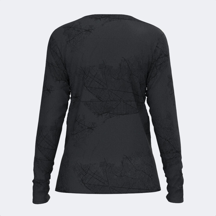 Maglia a manica lunga donna R-Night nero