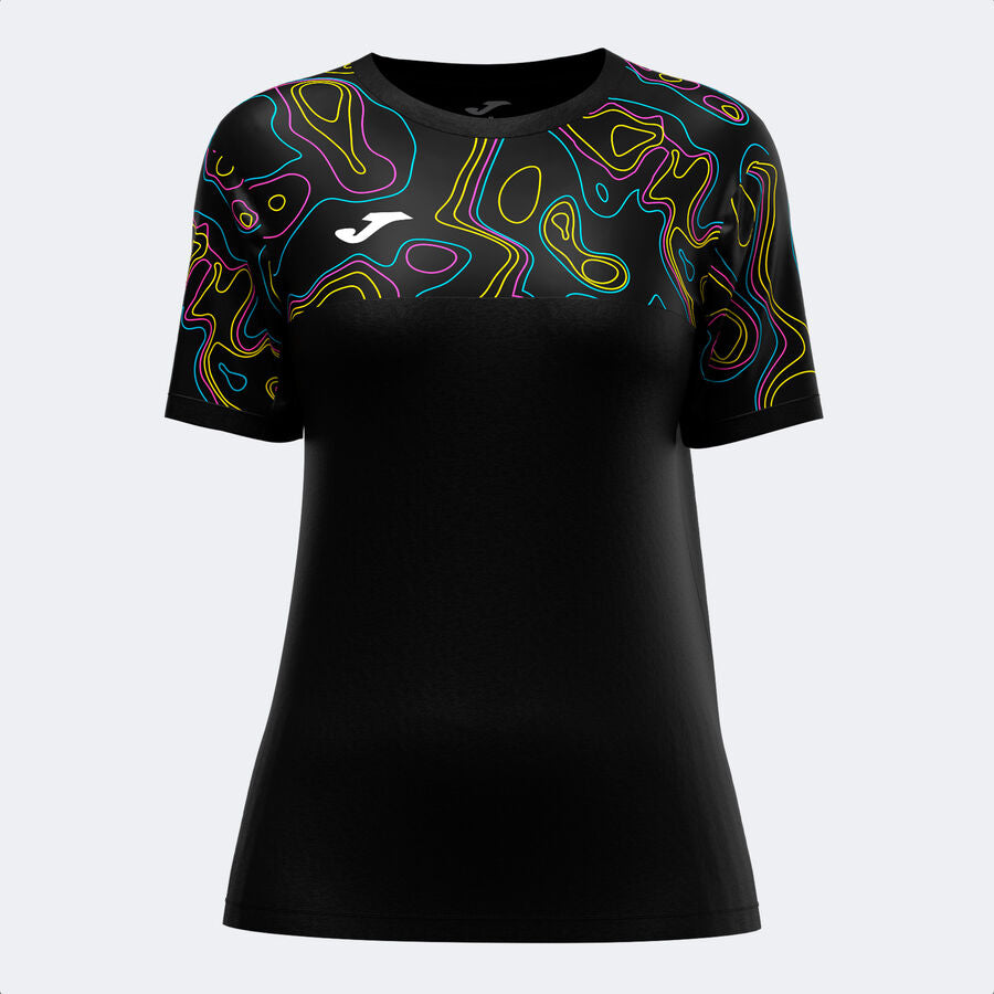 CAMISETA MANGA CORTA TORNEO CAPSULE NEGRO DONNA